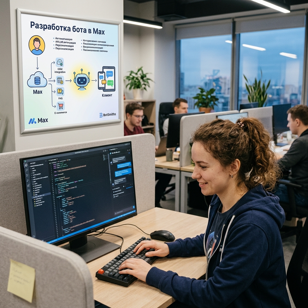 Разработка бота в Max